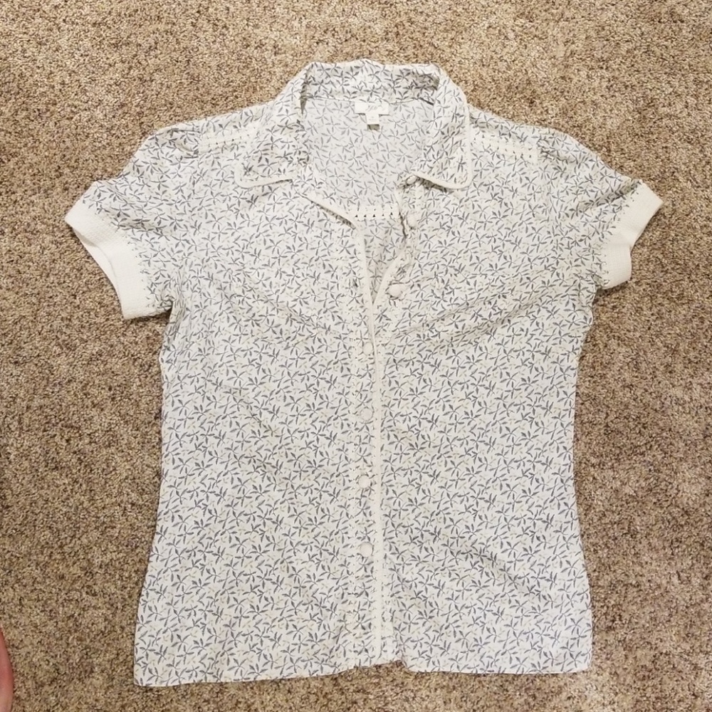 J Jill button Shirt
